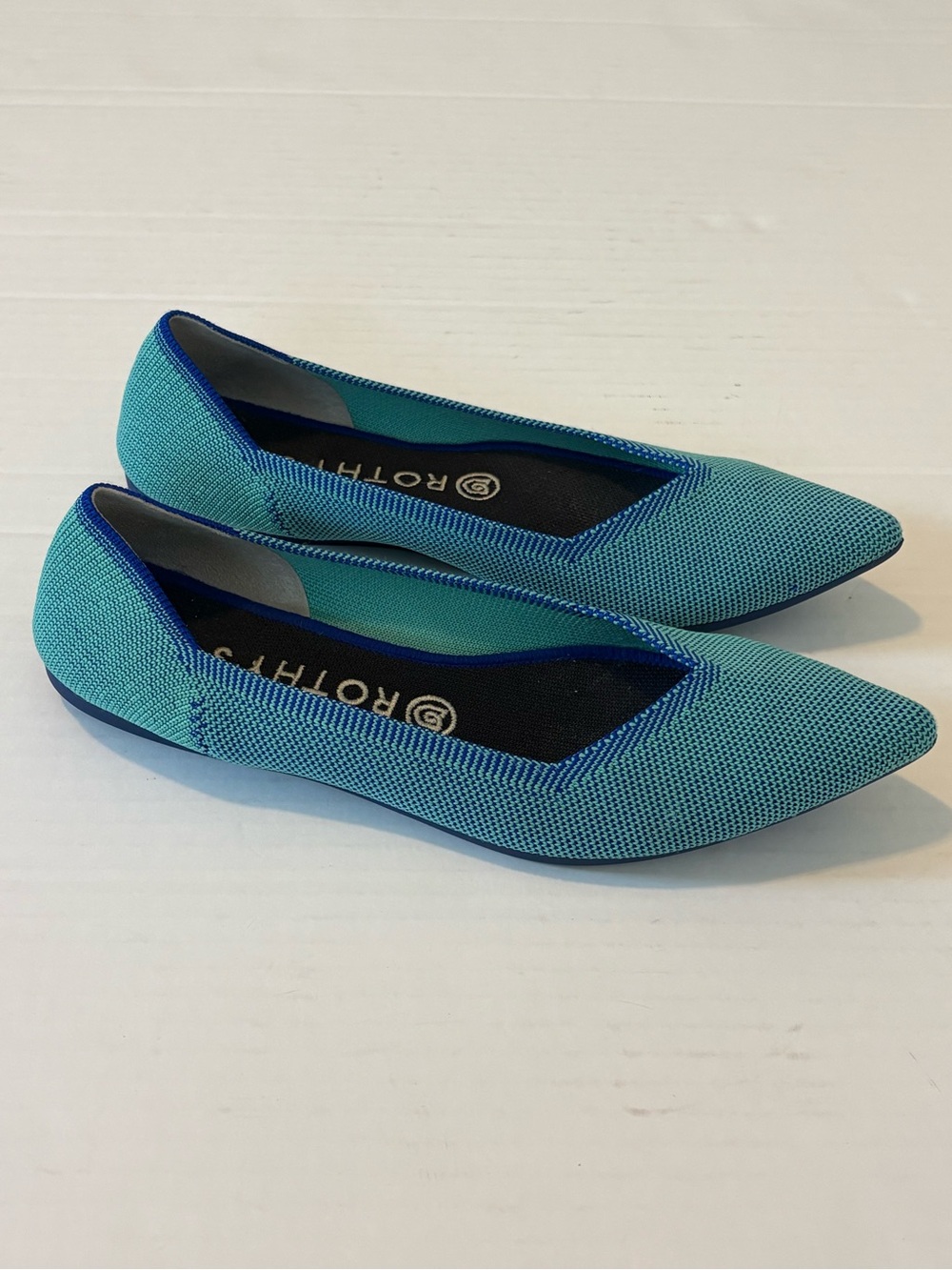 Rothy's Women's Size 9 Aquamarine Point Classic Flats Retired